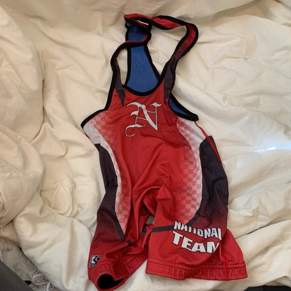 Nebraska National Team low cut wrestling singlet